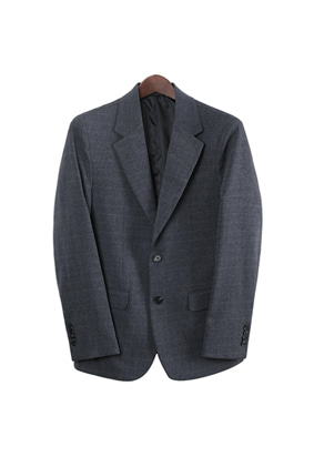 window two-button suit jacket